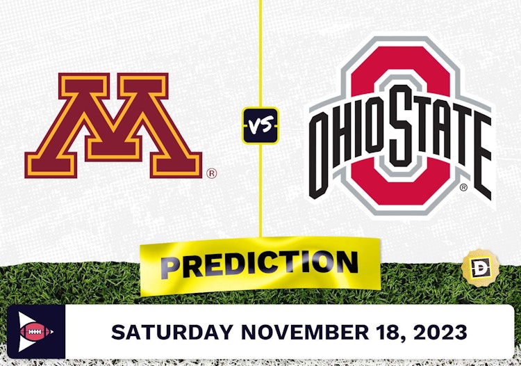 Minnesota vs. Ohio State CFB Prediction and Odds - November 18, 2023