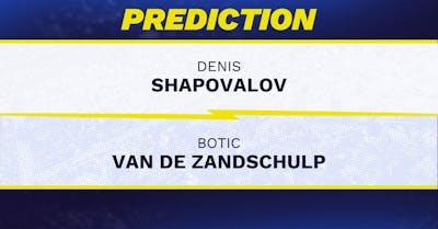 Denis Shapovalov vs. Botic Van de Zandschulp Prediction, Odds, Picks for US Open 2024