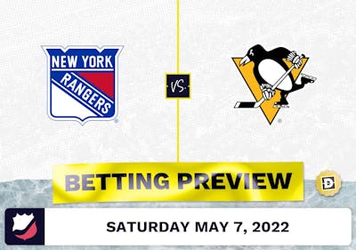 Rangers vs. Penguins Prediction and Odds - May 7, 2022