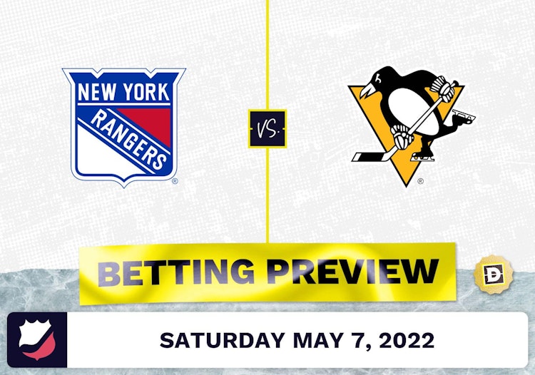 Rangers vs. Penguins Prediction and Odds - May 7, 2022