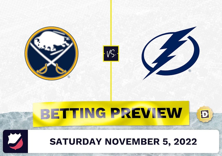 Sabres vs. Lightning Prediction and Odds - Nov 5, 2022