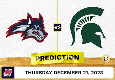 Stony Brook vs. Michigan State Prediction, Odds, College Basketball Picks  [12/21/2023]