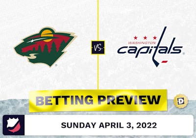 Wild vs. Capitals Prediction and Odds - Apr 3, 2022