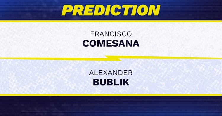 Francisco Comesana vs Alexander Bublik Tennis Prediction.