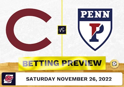 Colgate vs. Pennsylvania CBB Prediction and Odds - Nov 26, 2022