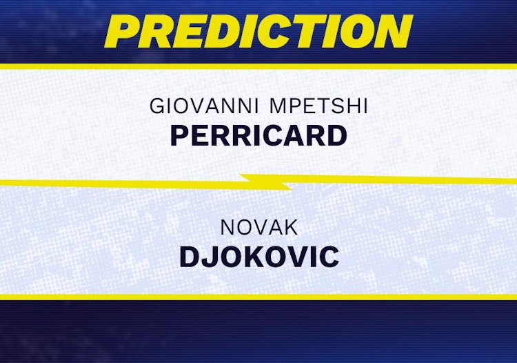 Giovanni Mpetshi Perricard vs Novak Djokovic Tennis Prediction.