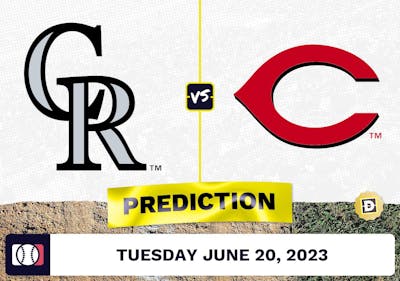 Rockies vs. Reds Prediction for MLB Tuesday [6/20/2023]