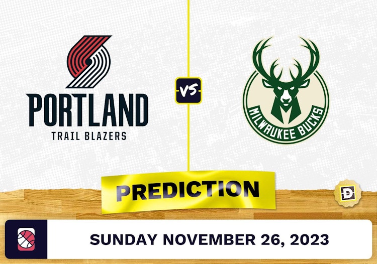 Trail Blazers vs. Bucks Prediction and Odds - November 26, 2023