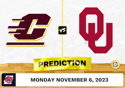 Central Michigan vs. Oklahoma Basketball Prediction - November 6, 2023