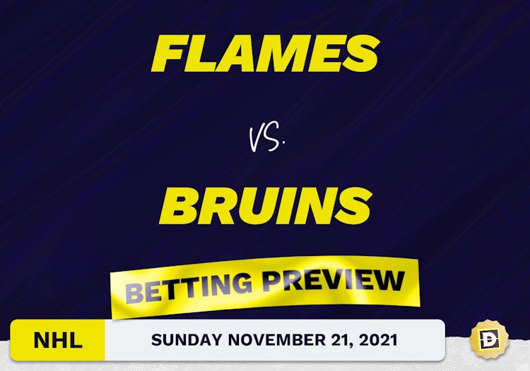 Flames vs. Bruins Predictions and Odds - Nov 21, 2021