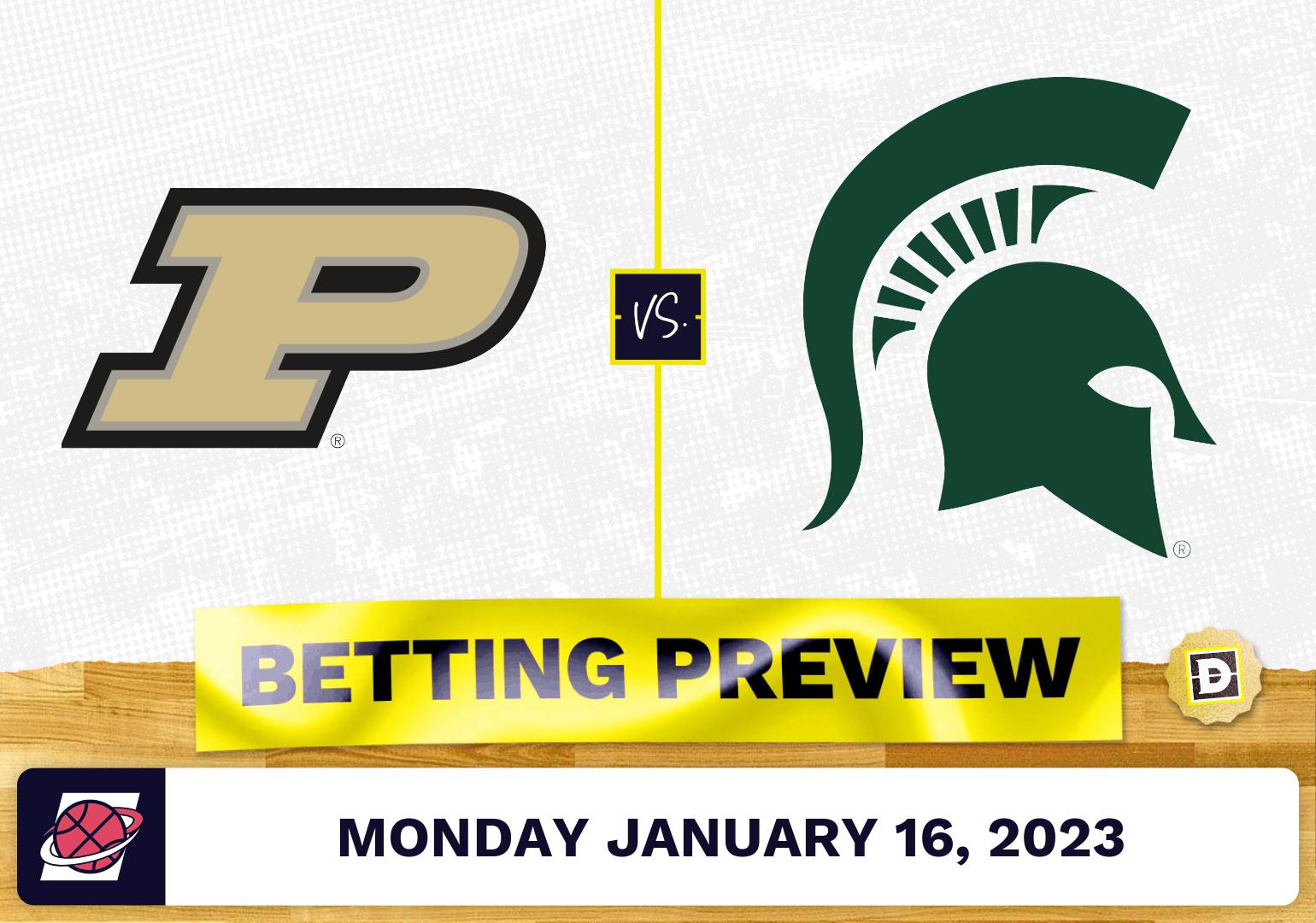 Purdue Vs. Michigan State CBB Prediction And Odds - Jan 16, 2023