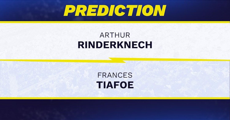Arthur Rinderknech vs Frances Tiafoe Tennis Prediction.