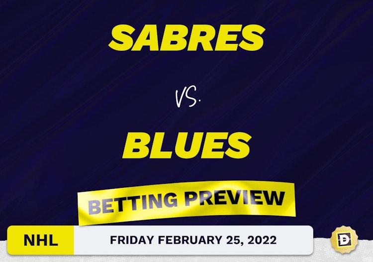 Sabres vs. Blues Predictions and Odds - Feb 25, 2022