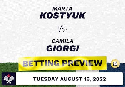 Marta Kostyuk vs. Camila Giorgi Predictions - Aug 16, 2022