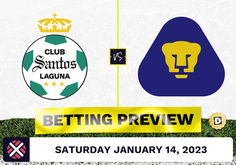 Santos Laguna vs. Pumas UNAM Prediction and Odds - Jan 14, 2023