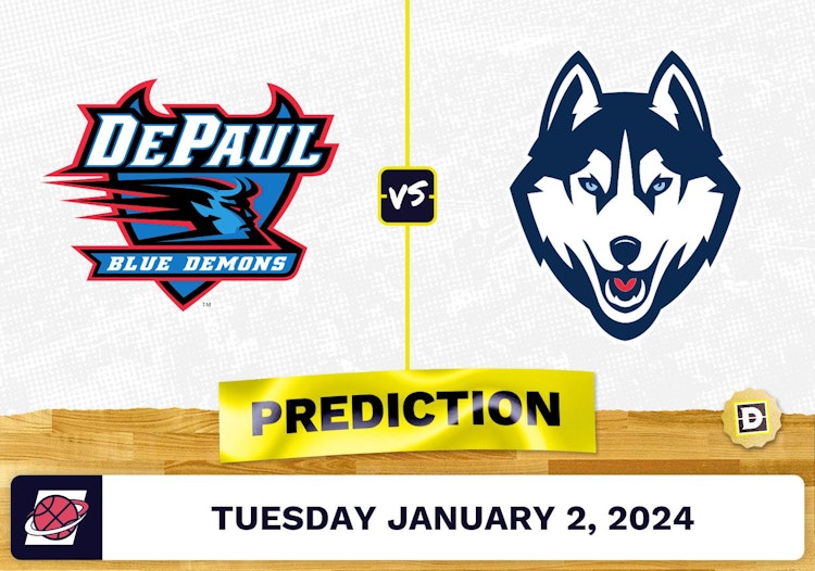 DePaul vs. Connecticut Prediction, Odds, College Basketball Picks  [1/2/2024]