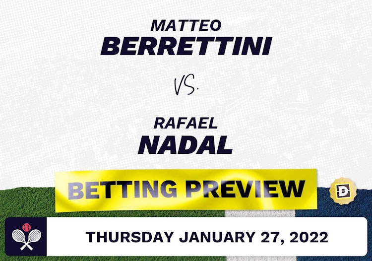 Matteo Berrettini vs. Rafael Nadal Predictions - Jan 27, 2022