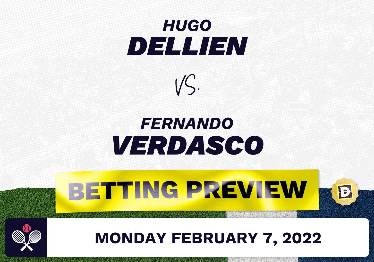 Hugo Dellien vs. Fernando Verdasco Predictions - Feb 7, 2022