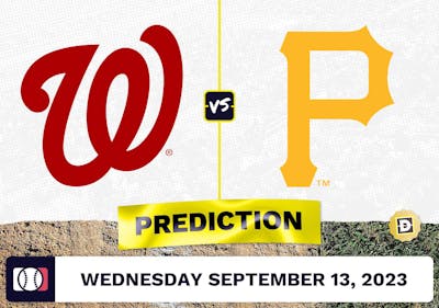 Nationals vs. Pirates Prediction for MLB Wednesday [9/13/2023]