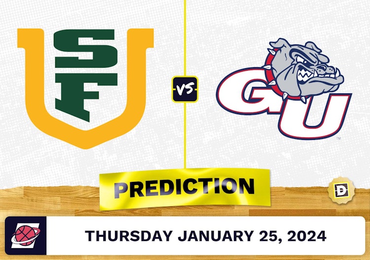 San Francisco vs. Gonzaga Prediction, Odds, College Basketball Picks [1/25/2024]