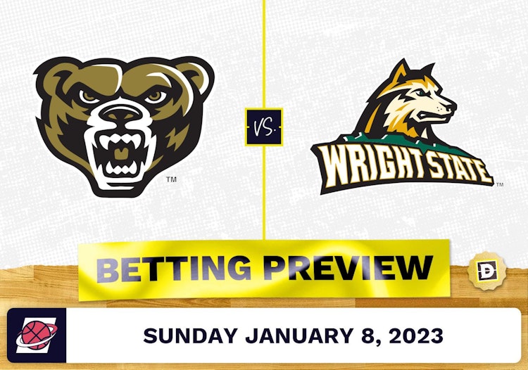 Oakland vs. Wright State CBB Prediction and Odds - Jan 8, 2023
