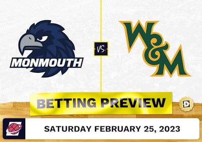 Monmouth vs. William & Mary CBB Prediction and Odds - Feb 25, 2023