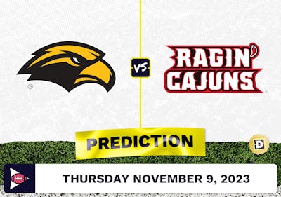 Southern Miss vs. Louisiana-Lafayette CFB Prediction and Odds - November 9, 2023