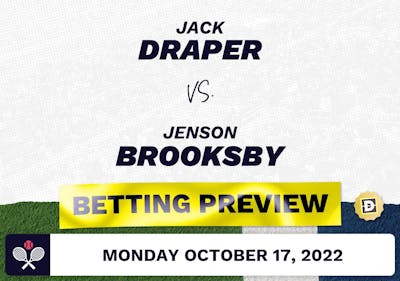 Jack Draper vs. Jenson Brooksby Predictions - Oct 17, 2022