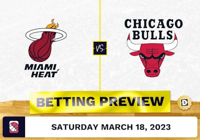 Heat vs. Bulls Prediction and Odds - Mar 18, 2023