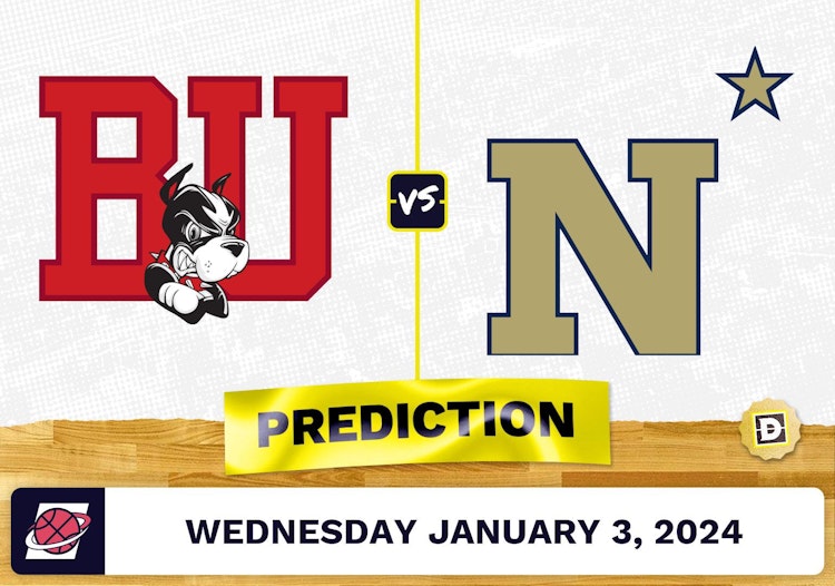 Boston University vs. Navy Prediction, Odds, College Basketball Picks  [1/3/2024]