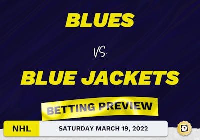 Blues vs. Blue Jackets Predictions and Odds - Mar 19, 2022