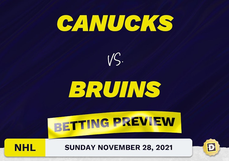 Canucks vs. Bruins Predictions and Odds - Nov 28, 2021