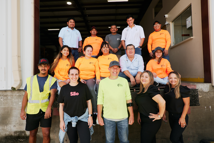 Team of produce professionals.