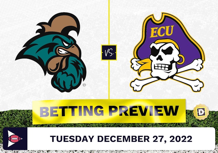 Coastal Carolina vs. East Carolina CFB Prediction and Odds - Dec 27, 2022