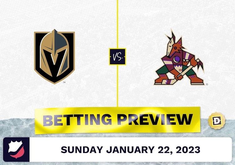 Golden Knights vs. Coyotes Prediction and Odds - Jan 22, 2023