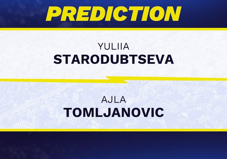 Yuliia Starodubtseva vs Ajla Tomljanovic Tennis Prediction.