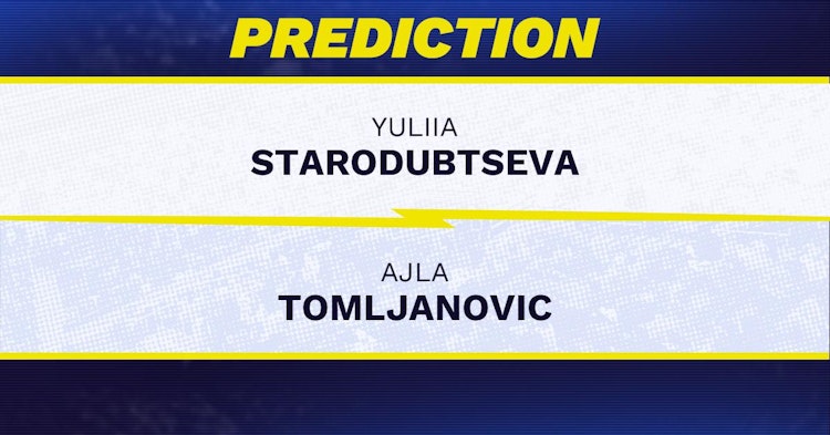 Yuliia Starodubtseva vs Ajla Tomljanovic Tennis Prediction.