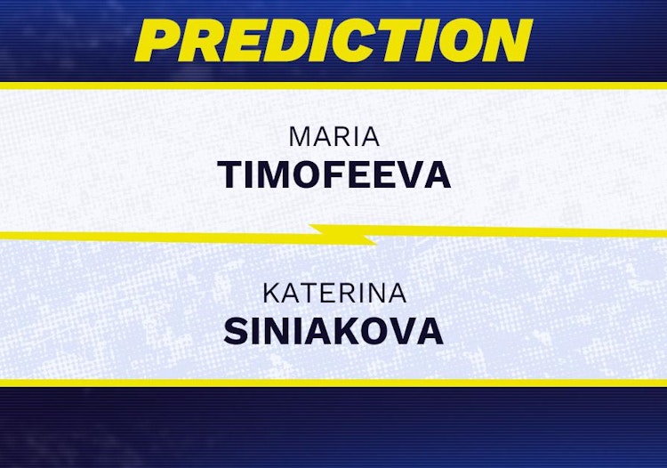 Maria Timofeeva vs Katerina Siniakova Tennis Prediction.