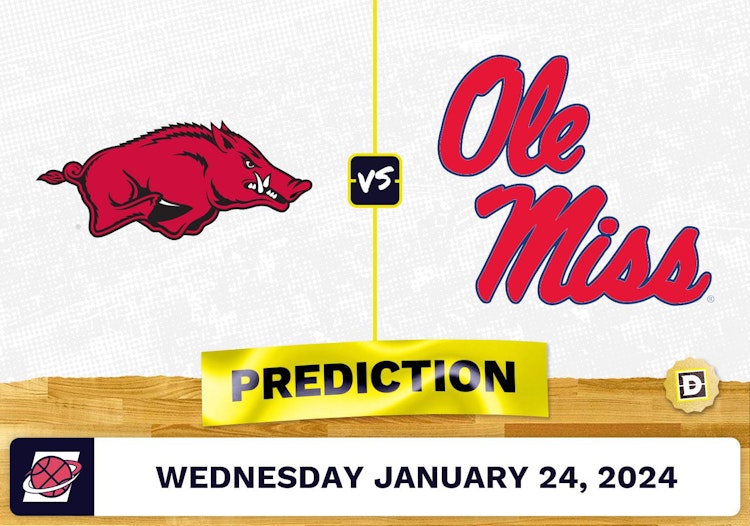 Arkansas vs. Ole Miss Prediction, Odds, College Basketball Picks [1/24/2024]