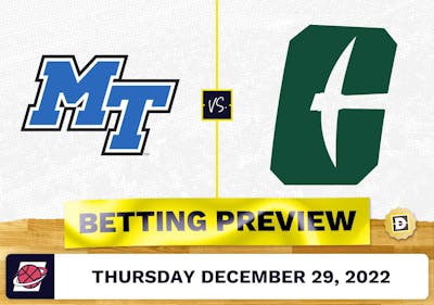 Middle Tennessee vs. Charlotte CBB Prediction and Odds - Dec 29, 2022