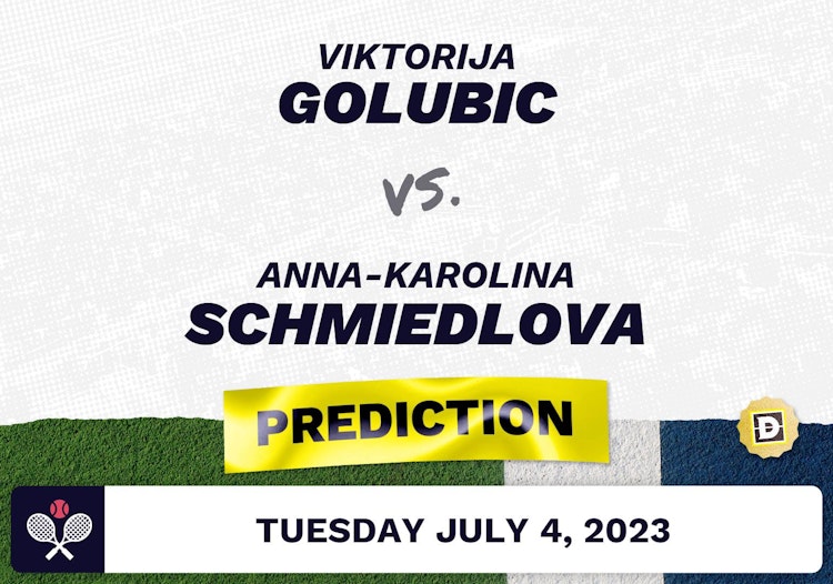 Viktorija Golubic vs. Anna-Karolina Schmiedlova Prediction - Wimbledon 2023