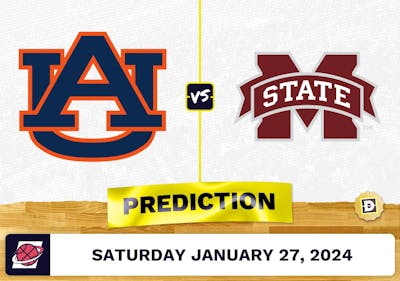 Auburn vs. Mississippi State Prediction, Odds, College Basketball Picks [1/27/2024]