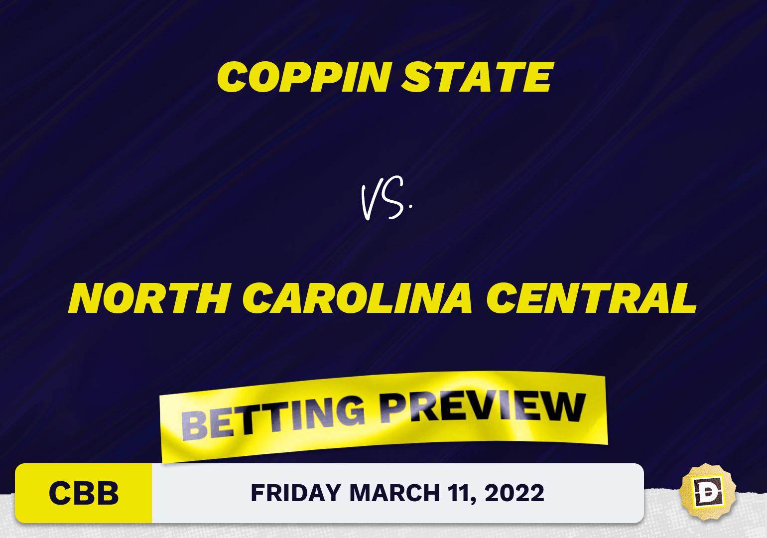 Coppin State vs. North Carolina Central CBB Predictions and Odds - Mar 11, 2022