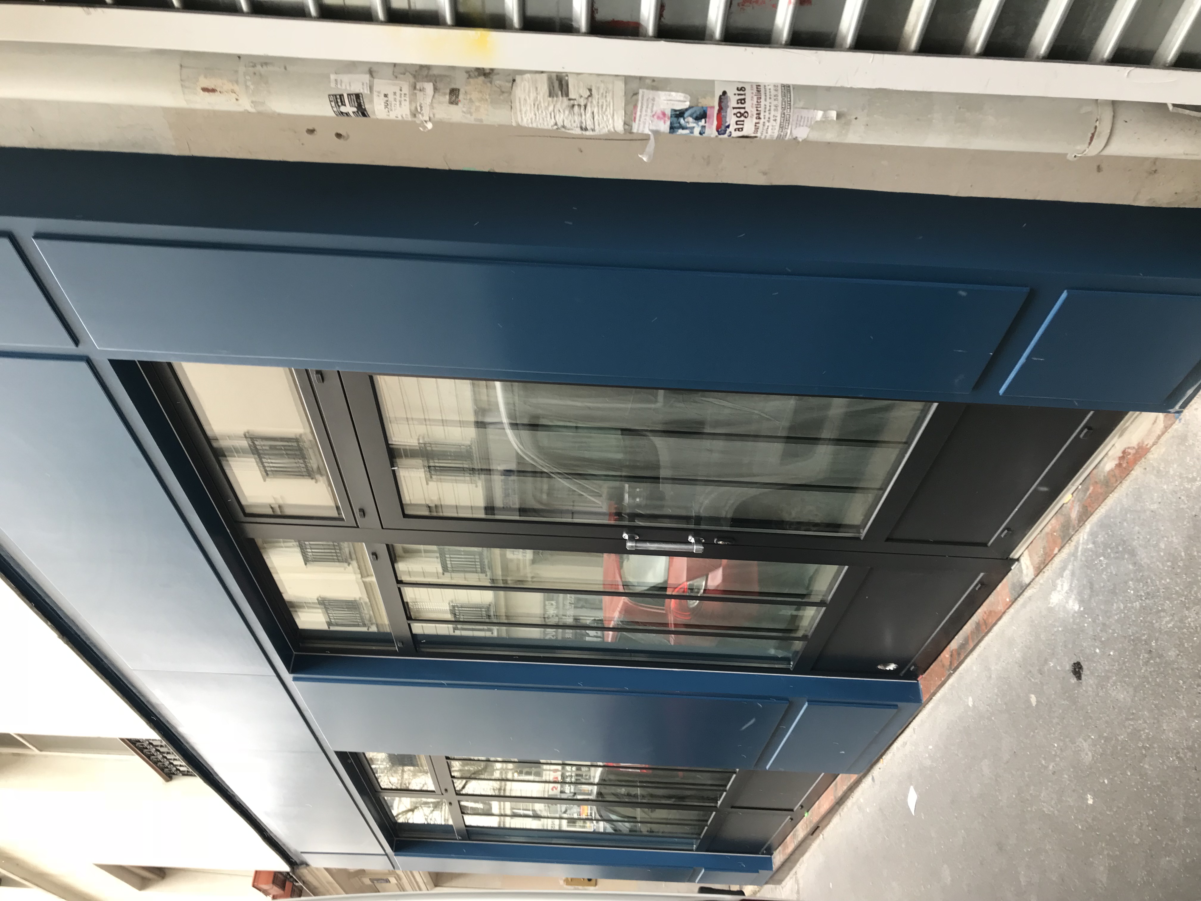 Création d'un accès pour une chambre et modification de façade