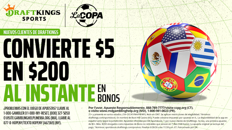 Código promocional de DraftKings — México vs. República Checa.