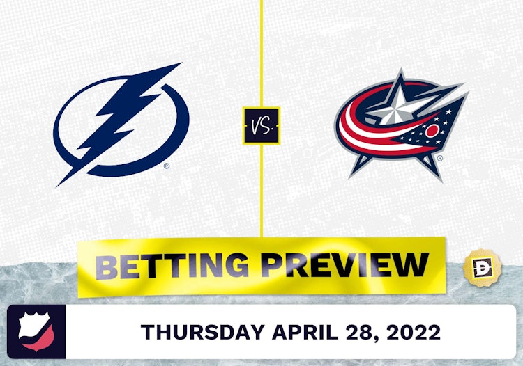 Lightning vs. Blue Jackets Prediction and Odds - Apr 28, 2022