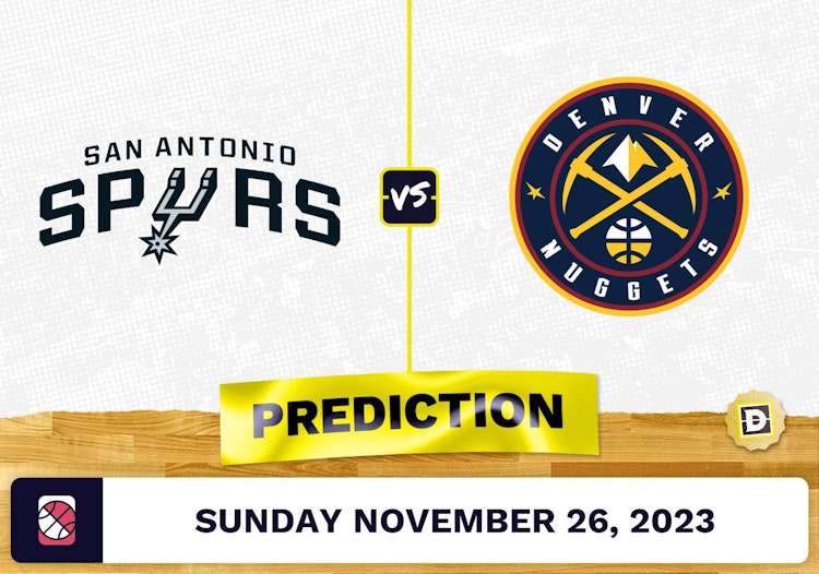 Spurs vs. Nuggets Prediction and Odds - November 26, 2023