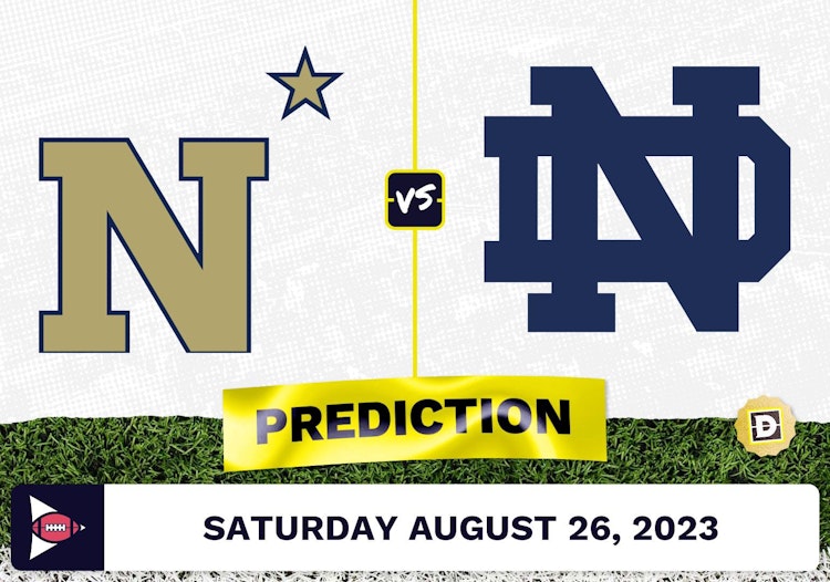 Navy vs. Notre Dame CFB Prediction and Odds - August 26, 2023