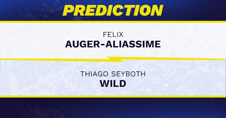 Felix Auger-Aliassime vs Thiago Seyboth Wild Tennis Prediction.