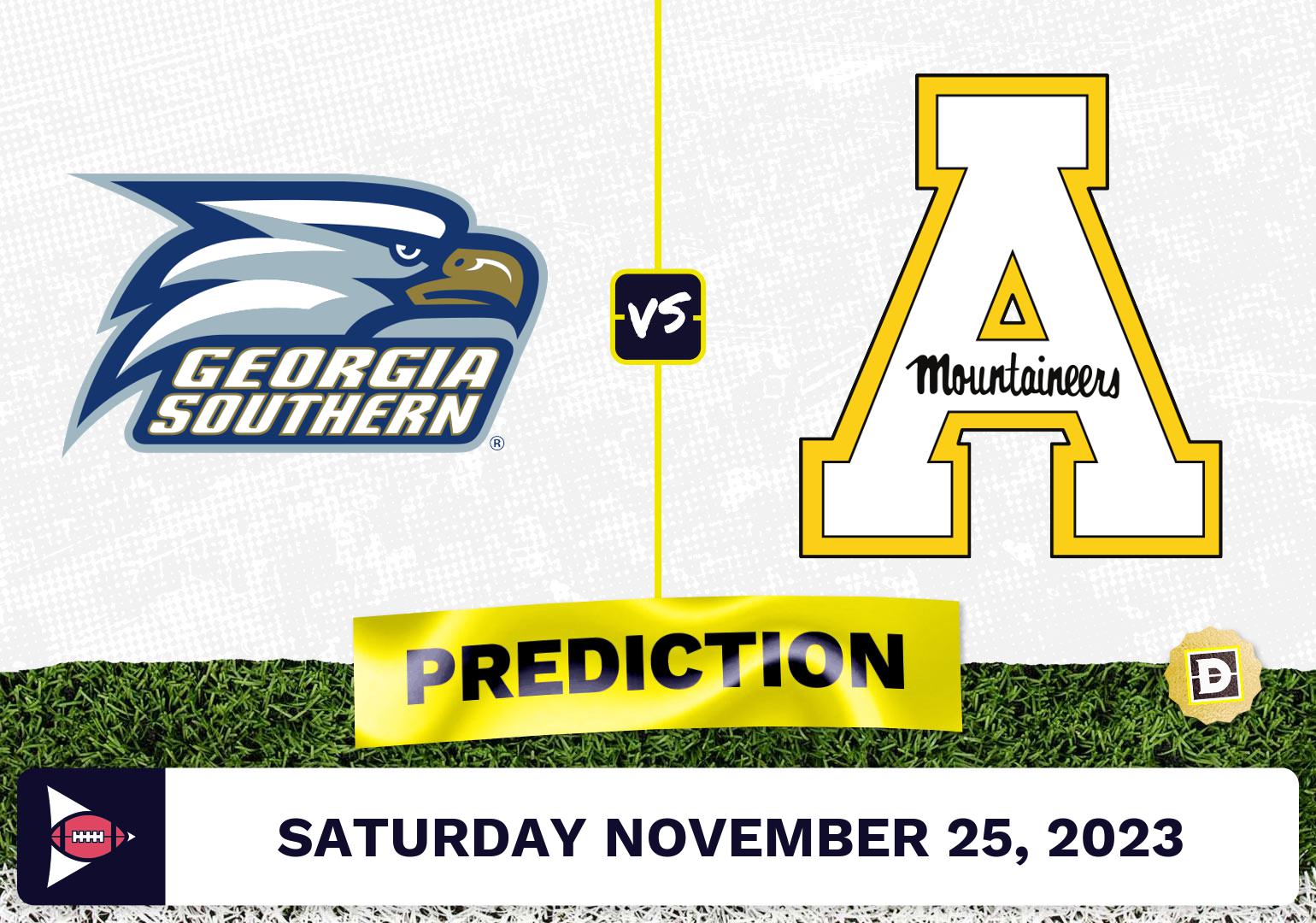 Georgia Southern Vs. Appalachian State CFB Prediction And Odds ...